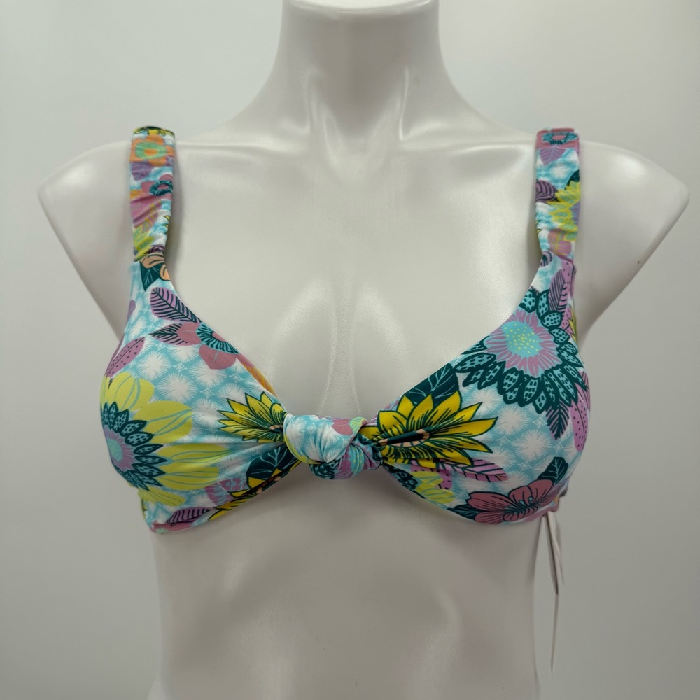 Salt + Cove Floral Bikini Top